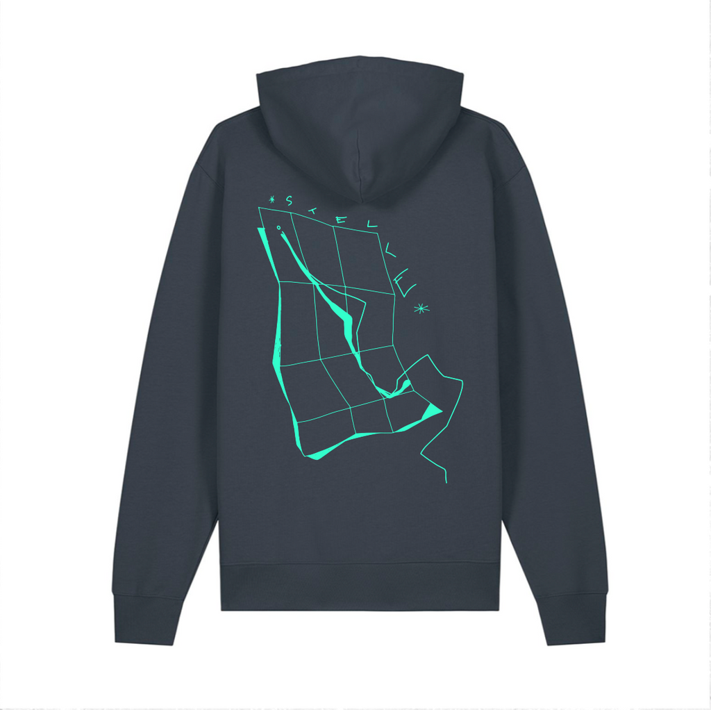 Stelle Hoodie Offthemap dunkelblau Pulli back