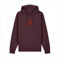 stelle hoodie pulli out of frame weinrot front